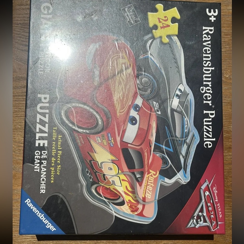 Disney Pixar Cars 3 Giant 24 Piece Ravensburger Floor Jigsaw Puzzle (sealed Box)